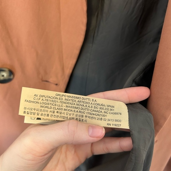 Massimo Dutti Pink/Peach Blazer - Picture 5 of 12